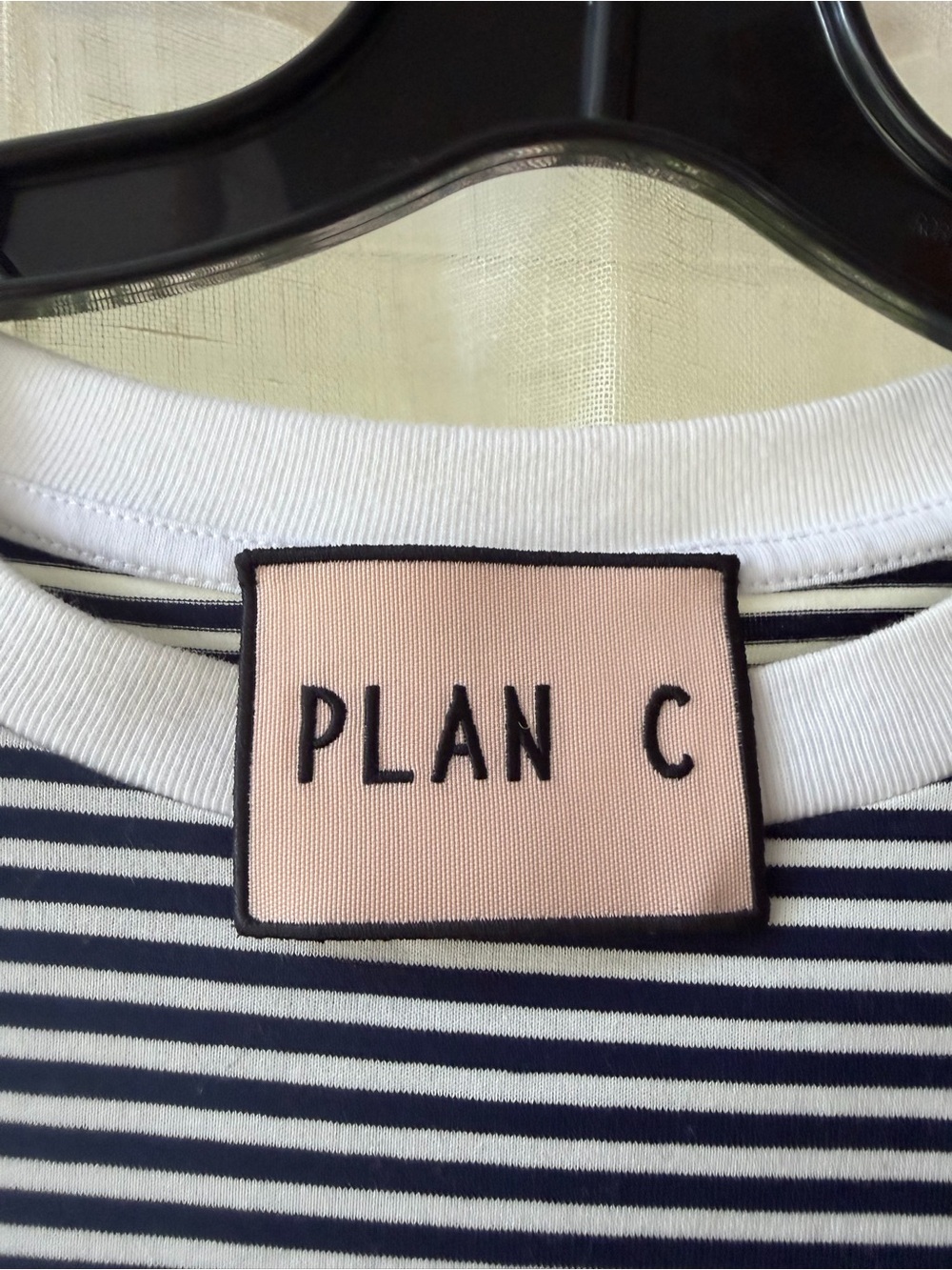 Plan C stripe tee shirt. Size L - Picture 5 of 7